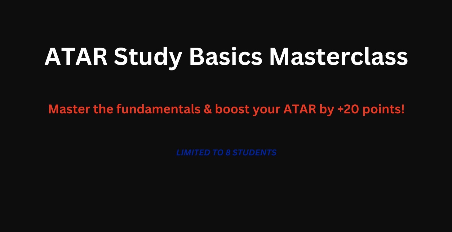 ATAR Study Basics Masterclass™