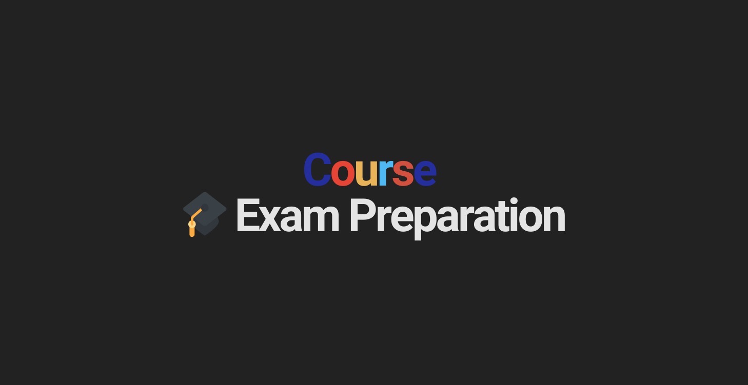 🎓 2nd Step: Exam Preparation