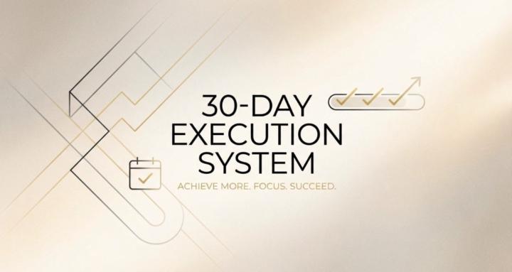 The 30-Day Execution System