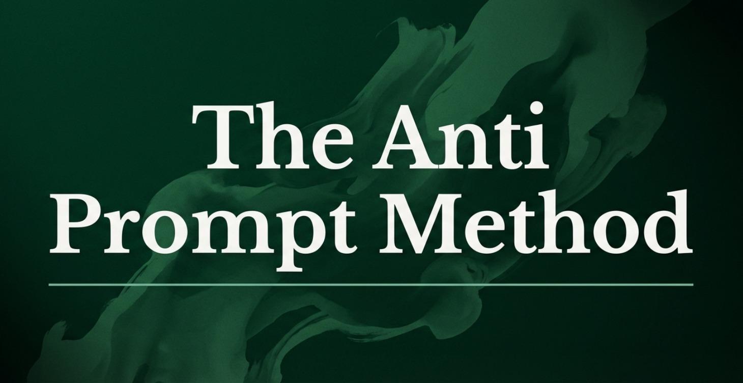 The Anti Prompt Method