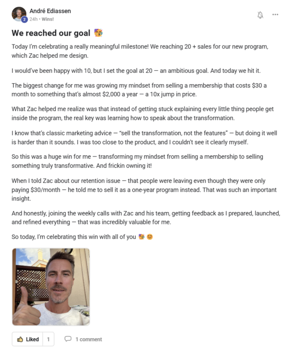 Please Celebrate Andre! 🎉