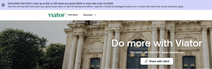 Viator Promo Code