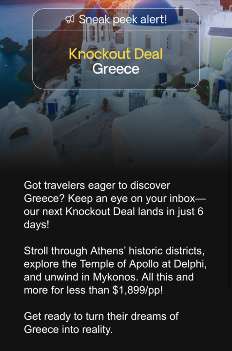 Exoticca deals calling my name