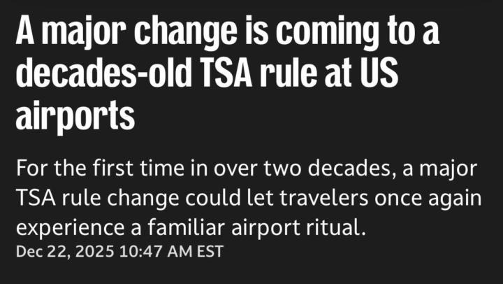 A major change is coming to US airports