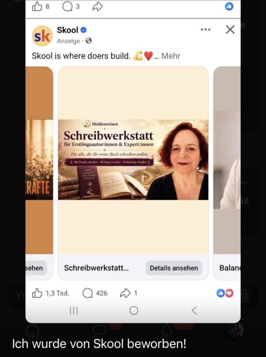 Wir wurden beworben!