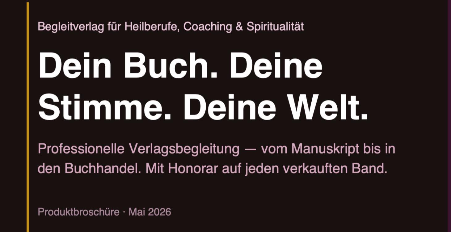Buch veröffentlichen
