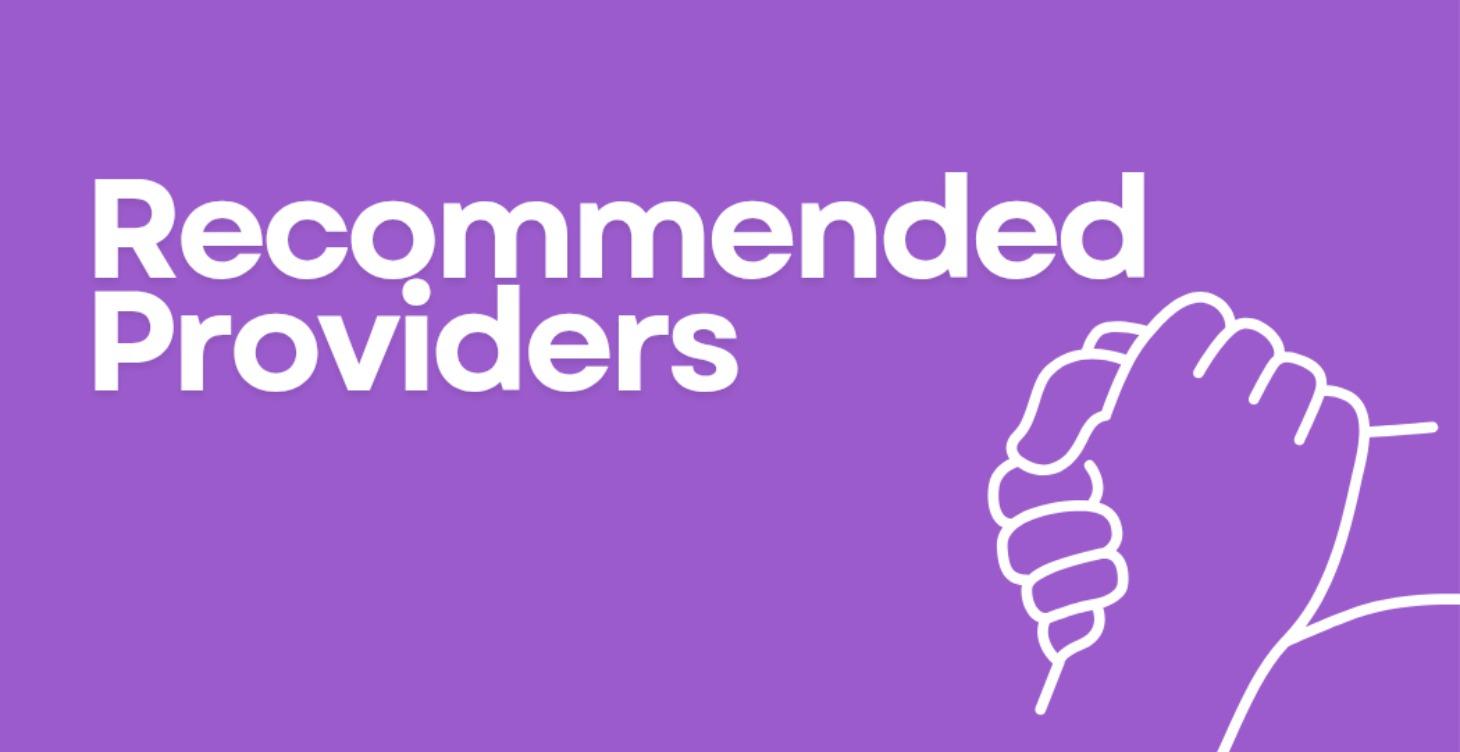 Recommended Providers