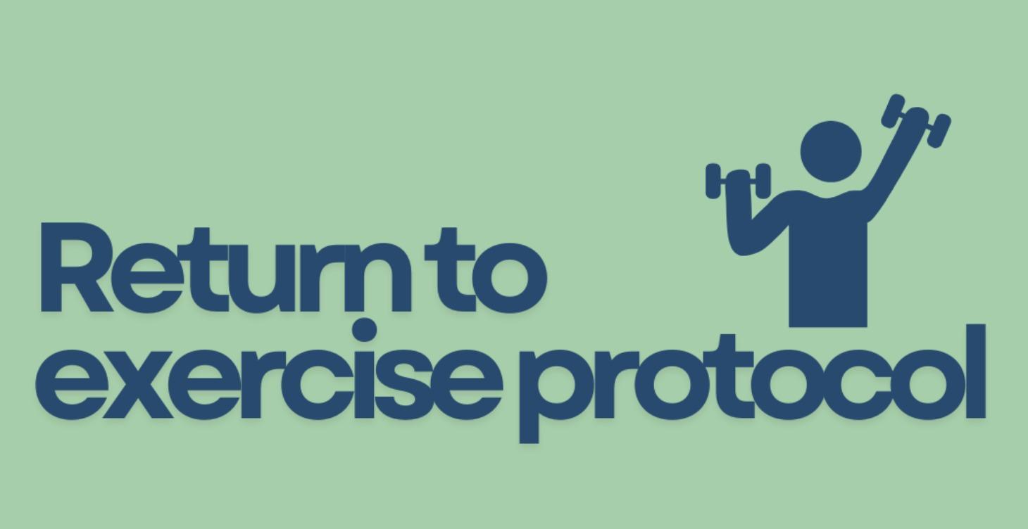 Return to exercise protocol