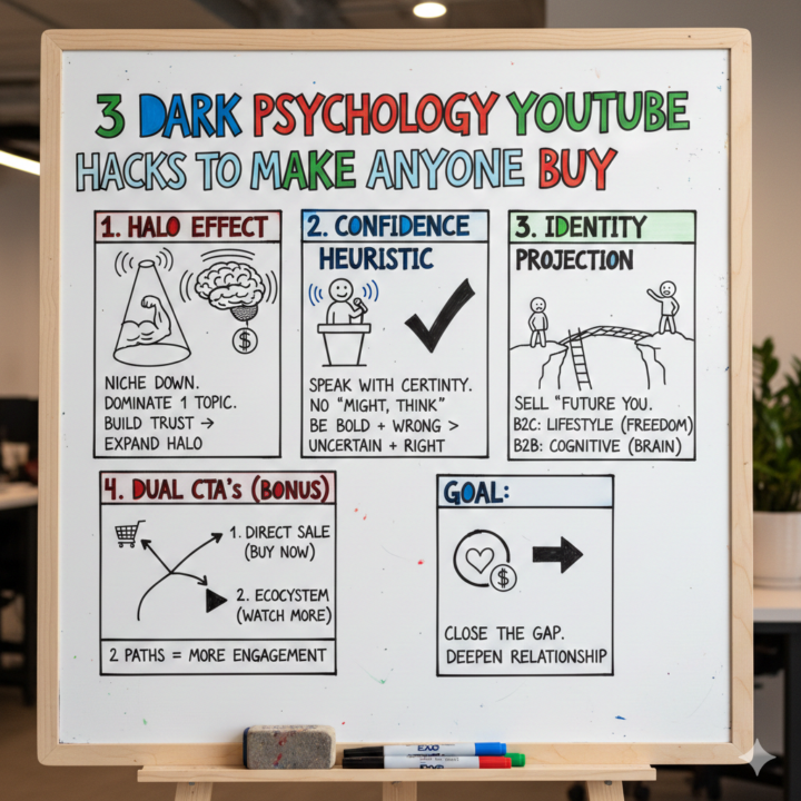  3 Dark Psychology YouTube Hacks to Make ANYONE Buy