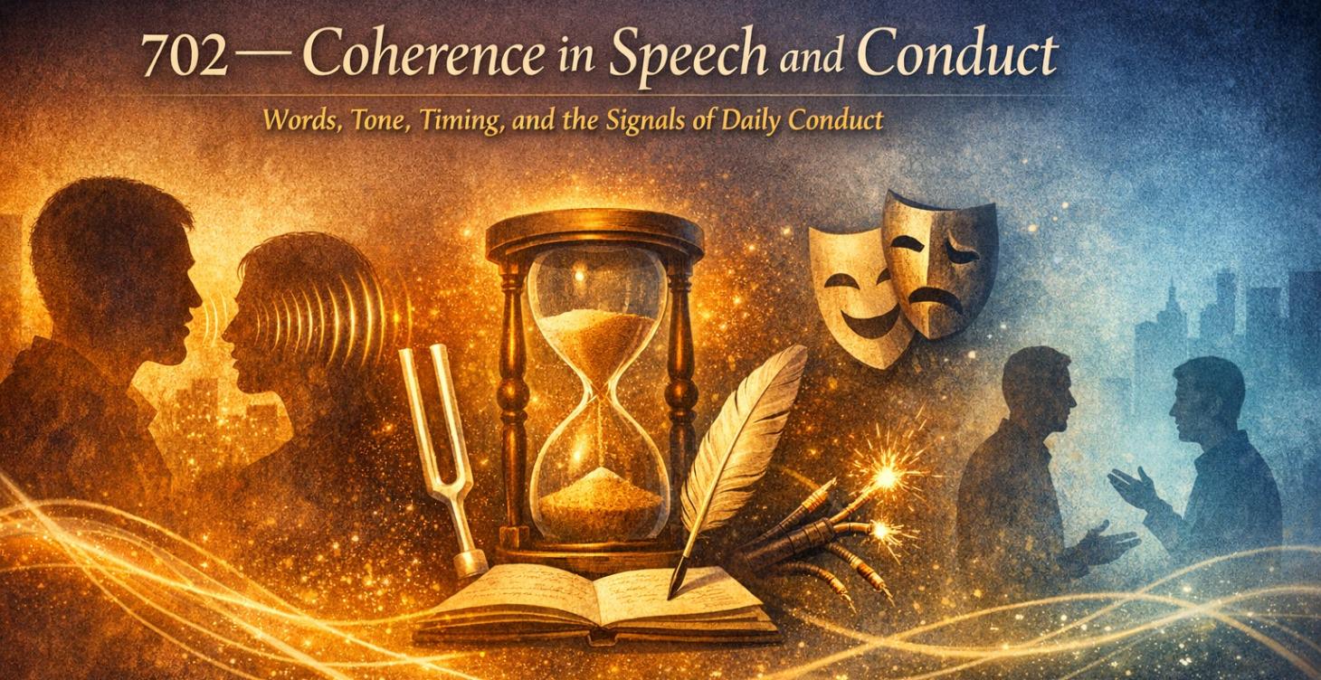 702 Coherence in Speech and Conduct