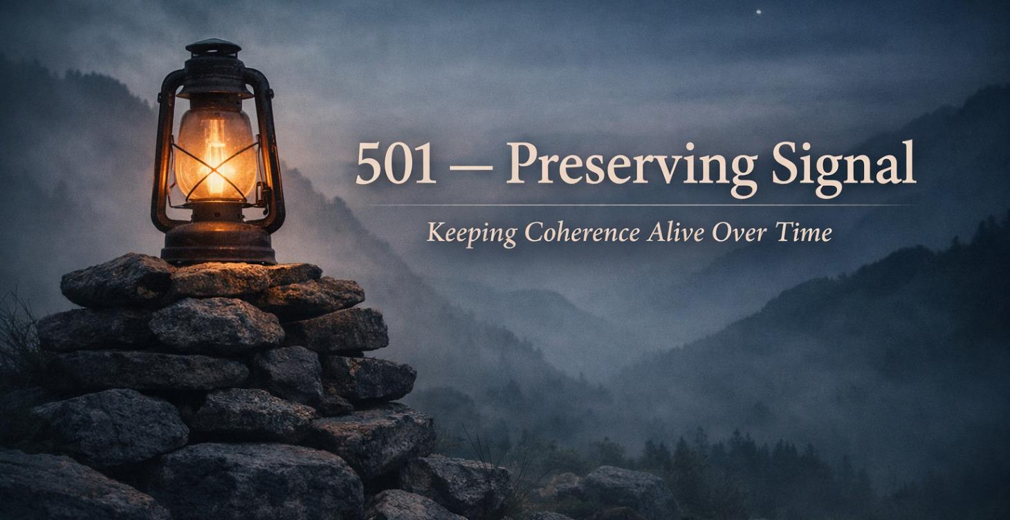 501 Preserving Signal