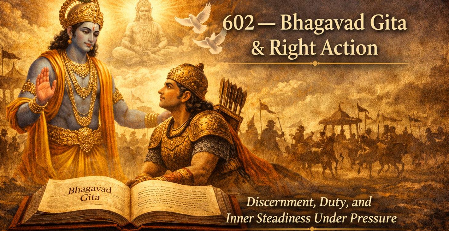 602 Bhagavad Gita - Right Action