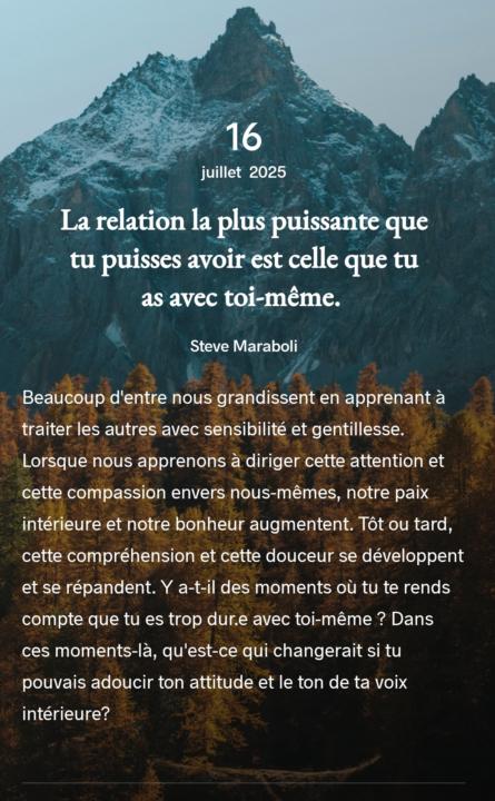 La perle de "soi-m'aime" 📿💞