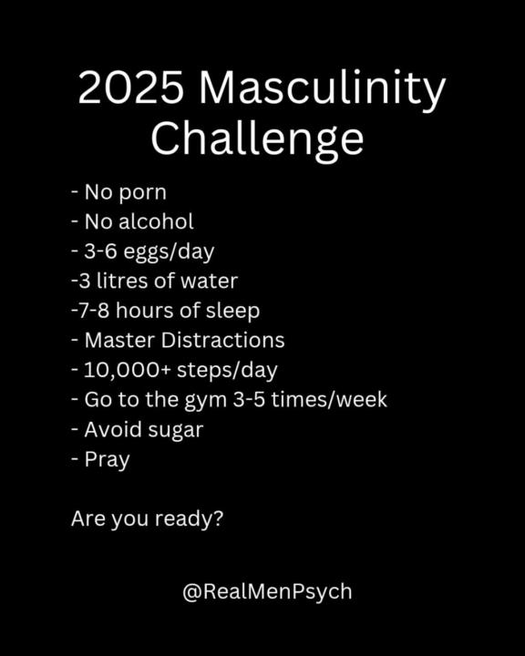 2025 Masculinity Challenge