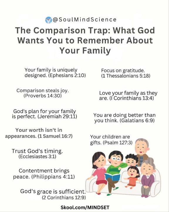 🤔 The Comparison Trap: What God Wants You to Remember About Your Family