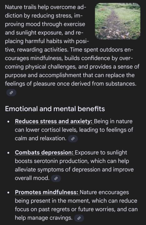 How nature trails are one