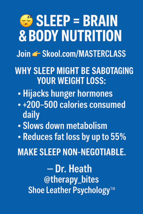 😴Sleep = Brain & Body Nutrition 
