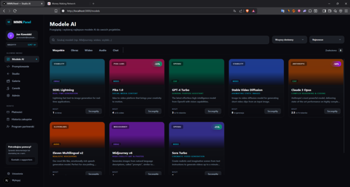 🚧 Budujemy dla Was MMN.Panel