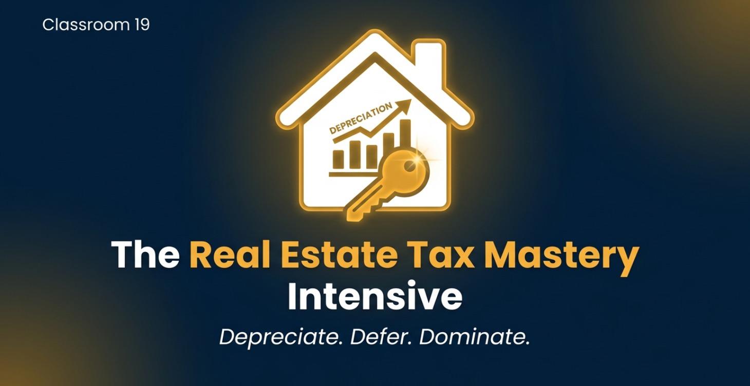 Pillar 19 — The Real Estate Tax Mastery Intensive