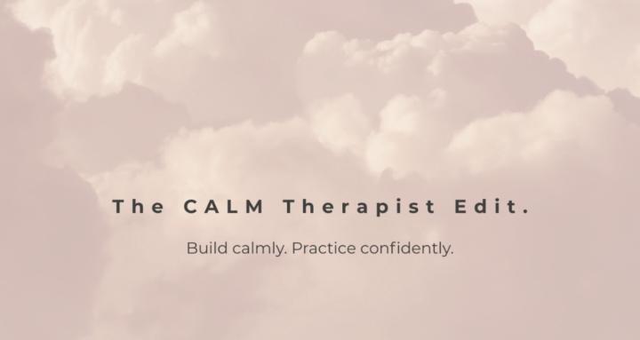 The Calm Therapist Edit