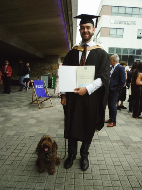 Thank you + I graduated yesterday! Updates continue at speed from now