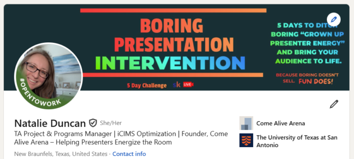 Connect with me on LinkedIn!