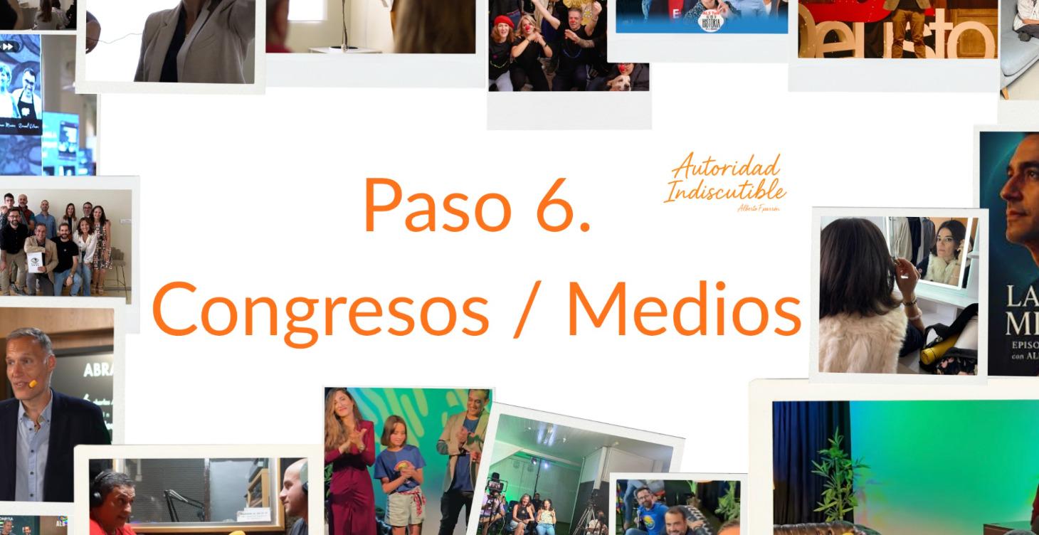 6. Congresos y Medios de comunicación