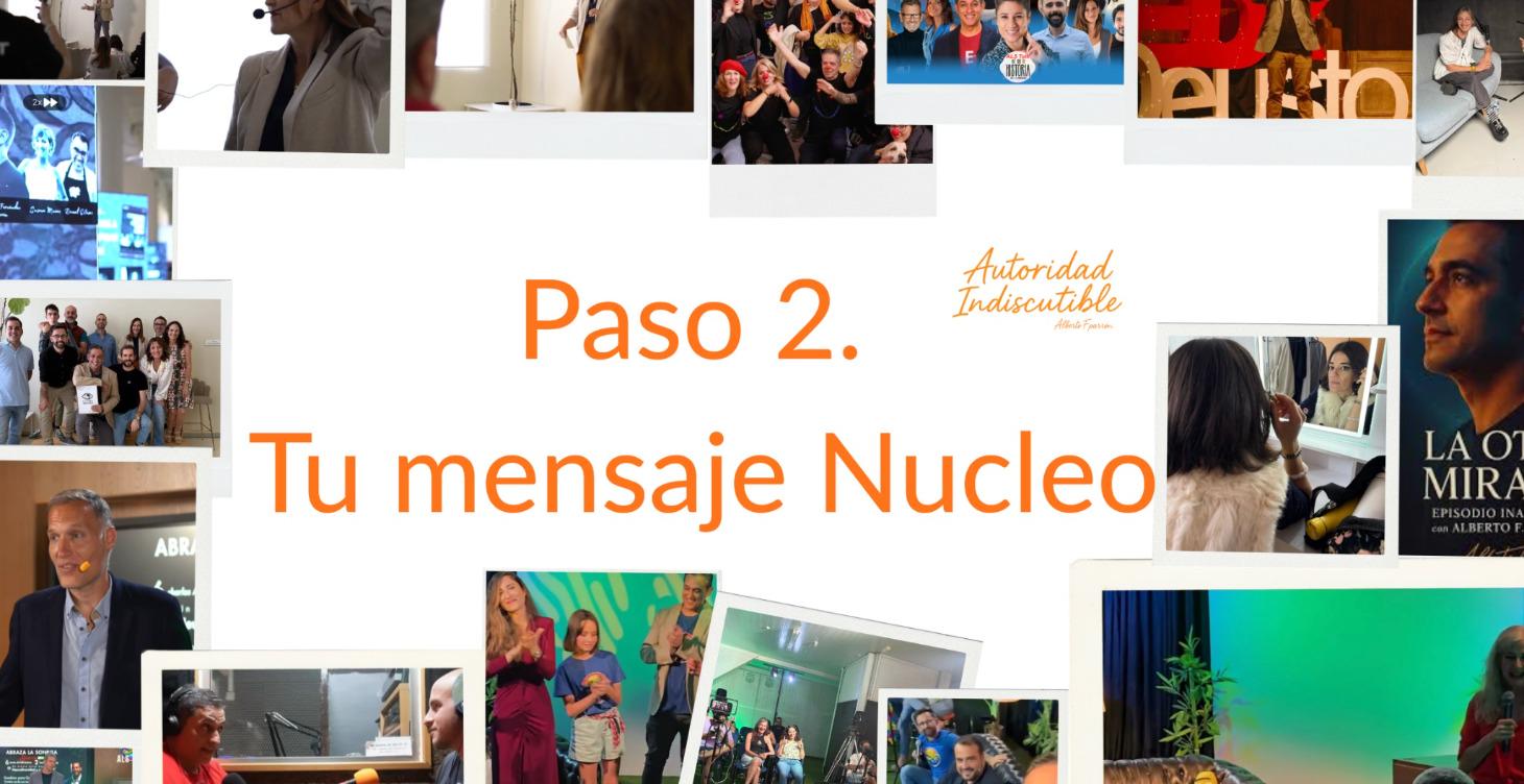 Paso 2. Crea tu mensaje nucleo (90 segundos)