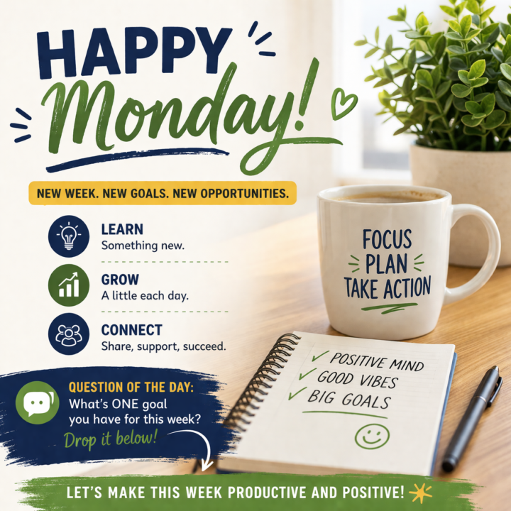Hello Monday! 🌻😇