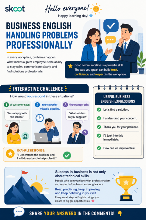 Thursday-Business English focus!