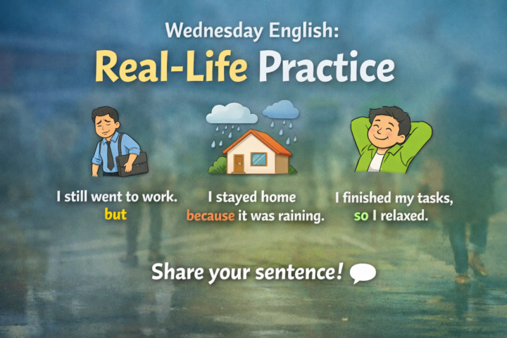🧠 Wednesday English: Real-Life Practice