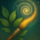 Logo Granny Wisdom, Hippie Vibes