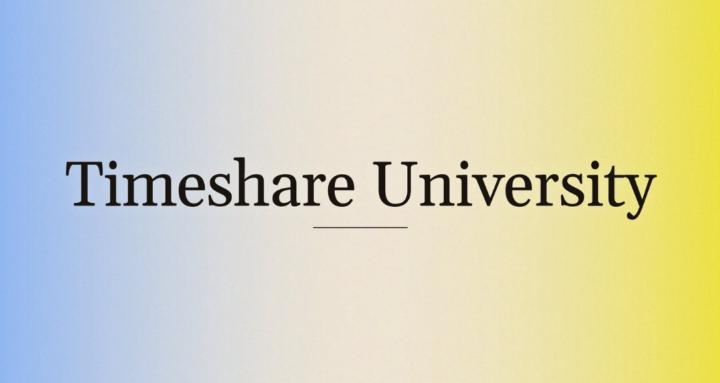 Timeshare University