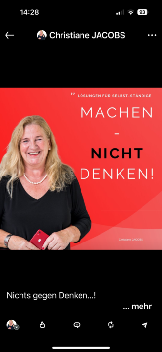 Nichts gegen Denken…!