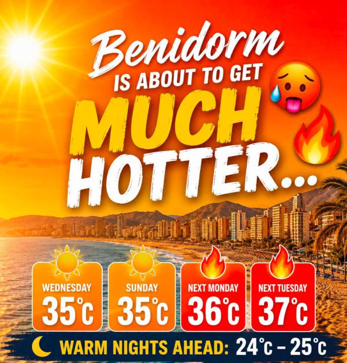 Benidorm is about to get MUCH hotter 🥵