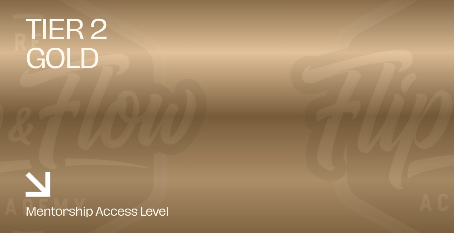 🥇 Tier 2: Gold Mentorship