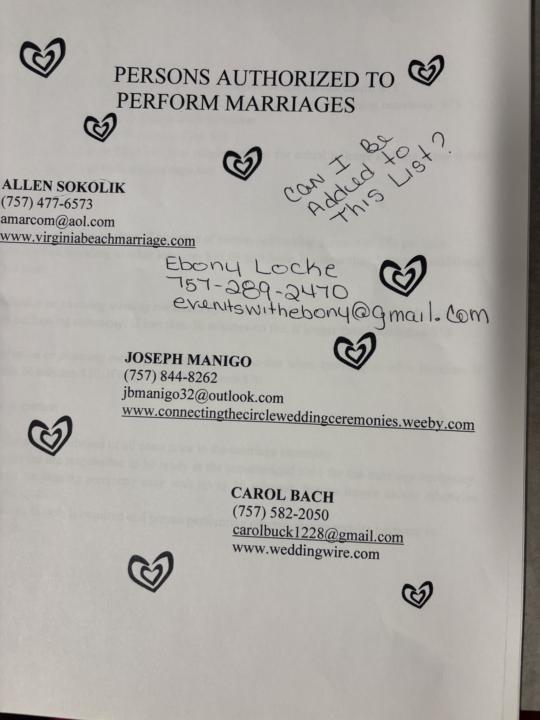 Marketing  wedding officiant 