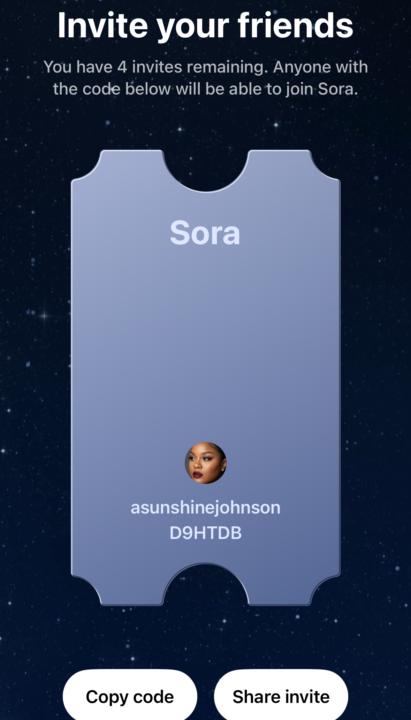 Anyone want Sora Access ?