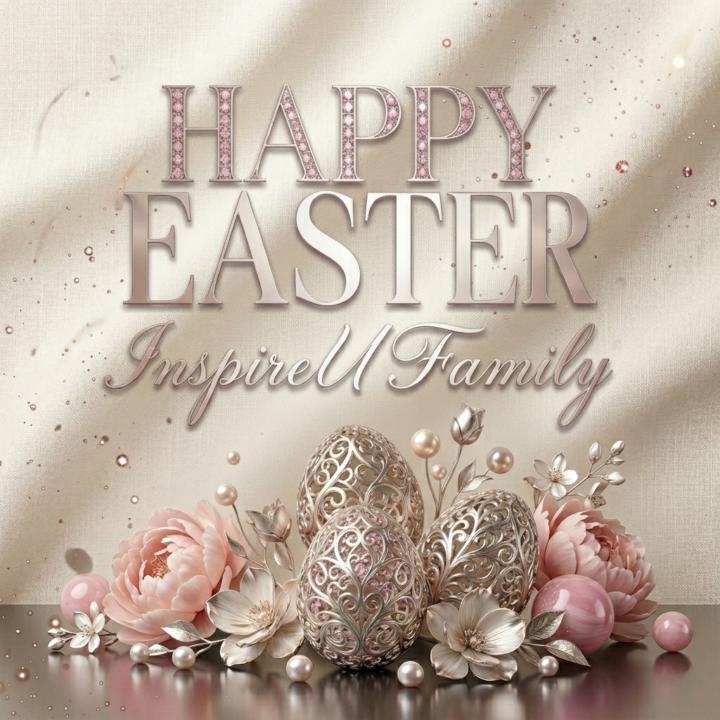 Easter Blessings & Motivation 💐 InspireU Family 