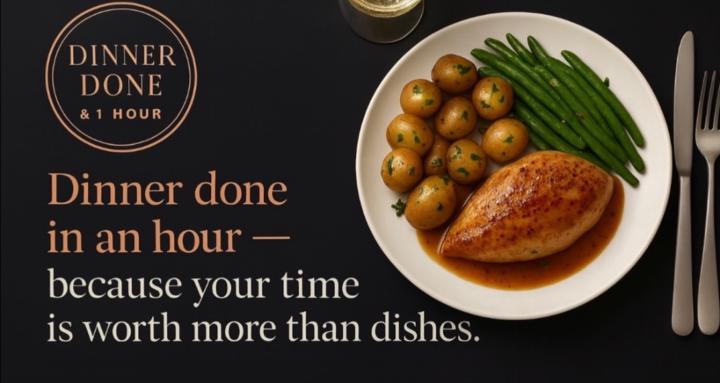 Dinner Done and 1 Hour