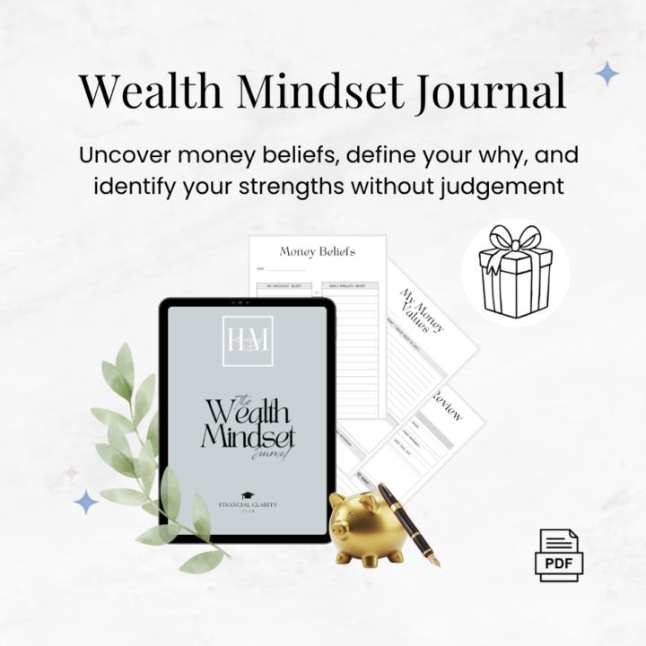 1:1 FREE Clarity Call & A gift for the community: Wealth Mindset Journal 🎁