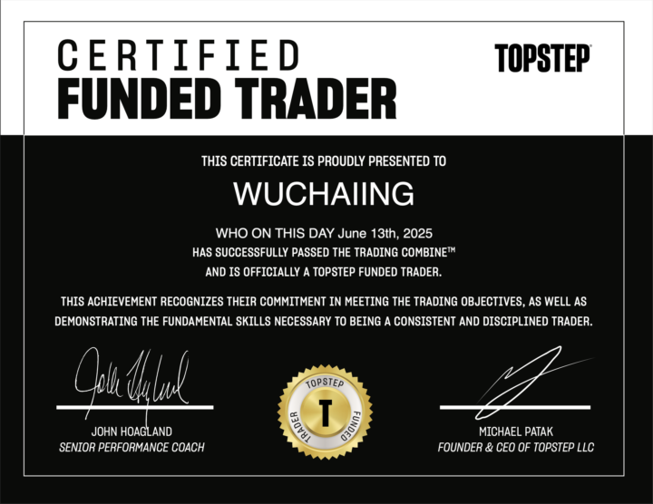 50000美金 topstep通過