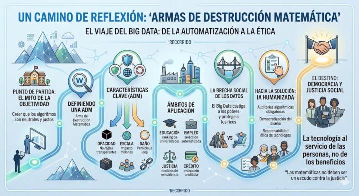 Más allá del algoritmo: Desmontando las Armas de Destrucción Matemática en la era de la IA