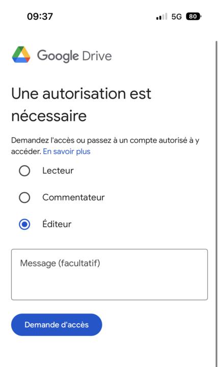 Problème technique 
