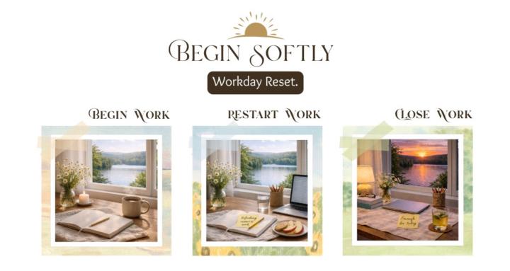 Begin Softly: Workday Reset ⚜️