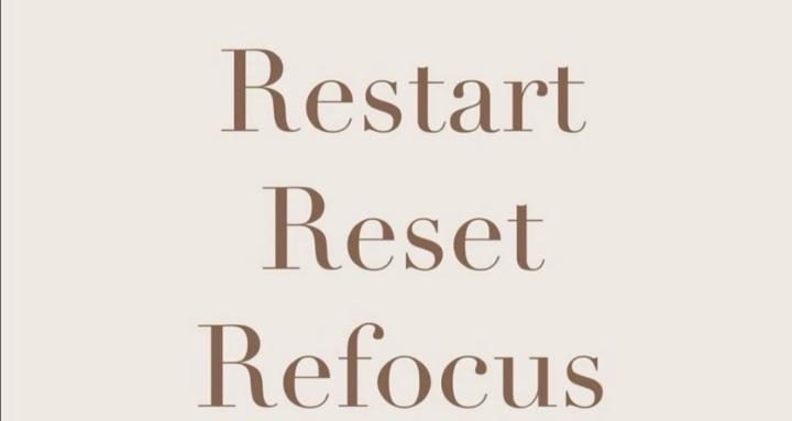 weekly reset with me