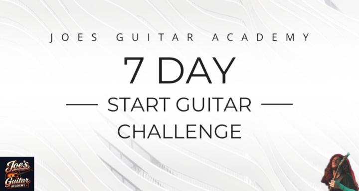 7 Day Start Guitar Challenge