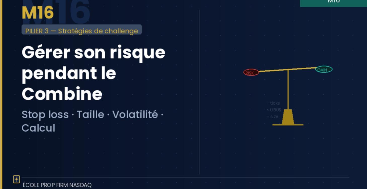 M16 — Gérer son risque pendant le Combine