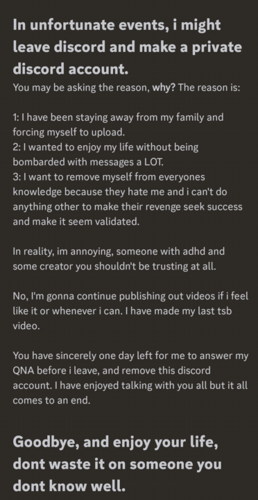 In lights of recent things i have been dealing with, please read.