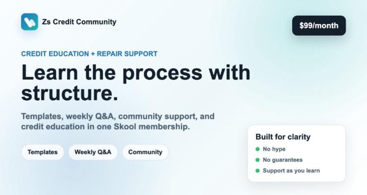 Zs Credit Community